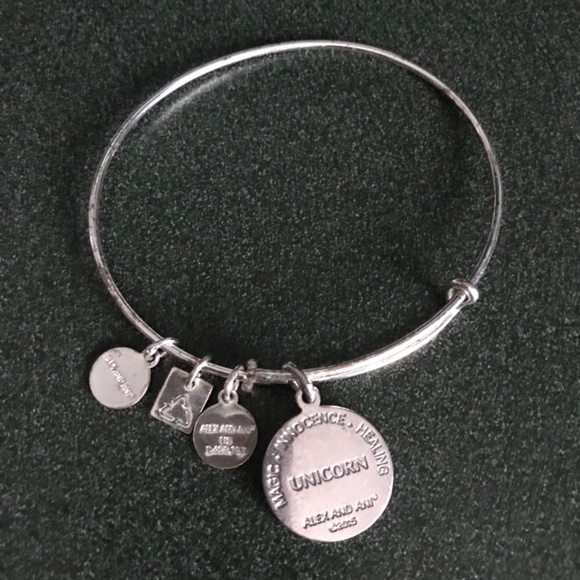 Alex and Ani Expandable Wire Bracelet Unicorn Magic Innocence Healing - Picture 4 of 15